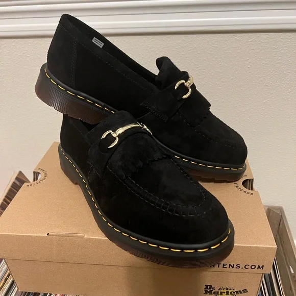Dr. Martens Utah Slip On Loafers Men\'s Size 12 Black Leather AirWair Work Shoes Dr. Martens | Shoes | Dr Martens Norfolk Air Wair Industrial  main image 4